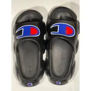 Champions | Shoes | Champion Meloso Squish Slide Black Red 